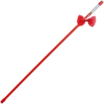 Игрушка - дразнилка на палочке «ЦапЦап», бантик, цвет красный, 48см ( пакет с подвесом)