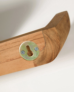 Набор из 2 полок Shamel из массива тика 50 х 5 см