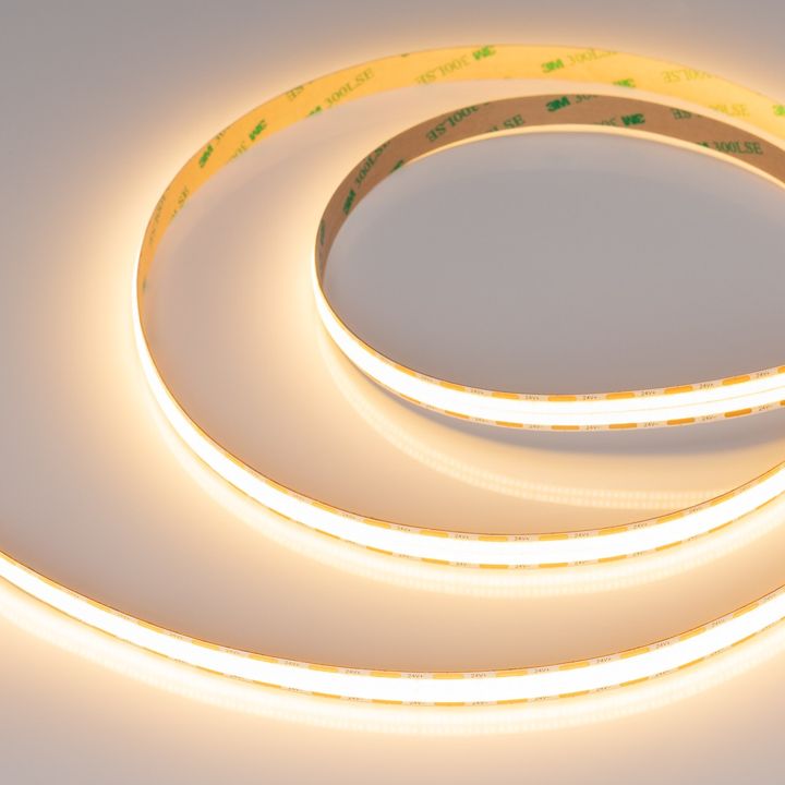 Светодиодная лента Arlight 22W/m 1088Led/m CSP теплый белый 5M COB-X1088-12mm 24V Warm2700 046933