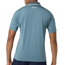 Теннисное поло Asics Match Jacquard - foggy teal