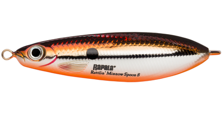 Незацепляйка RAPALA Rattlin' Minnow Spoon RMSR08 / 8 см, 16 г, цвет SBR