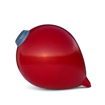 Буй пласт. 45х63 красный с подсветкой и солнечной батареей