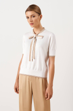 23005 Джемпер женский (молочный / бежевый)