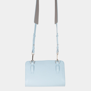 Сумка Emilie из кожи козы, голубого цвета