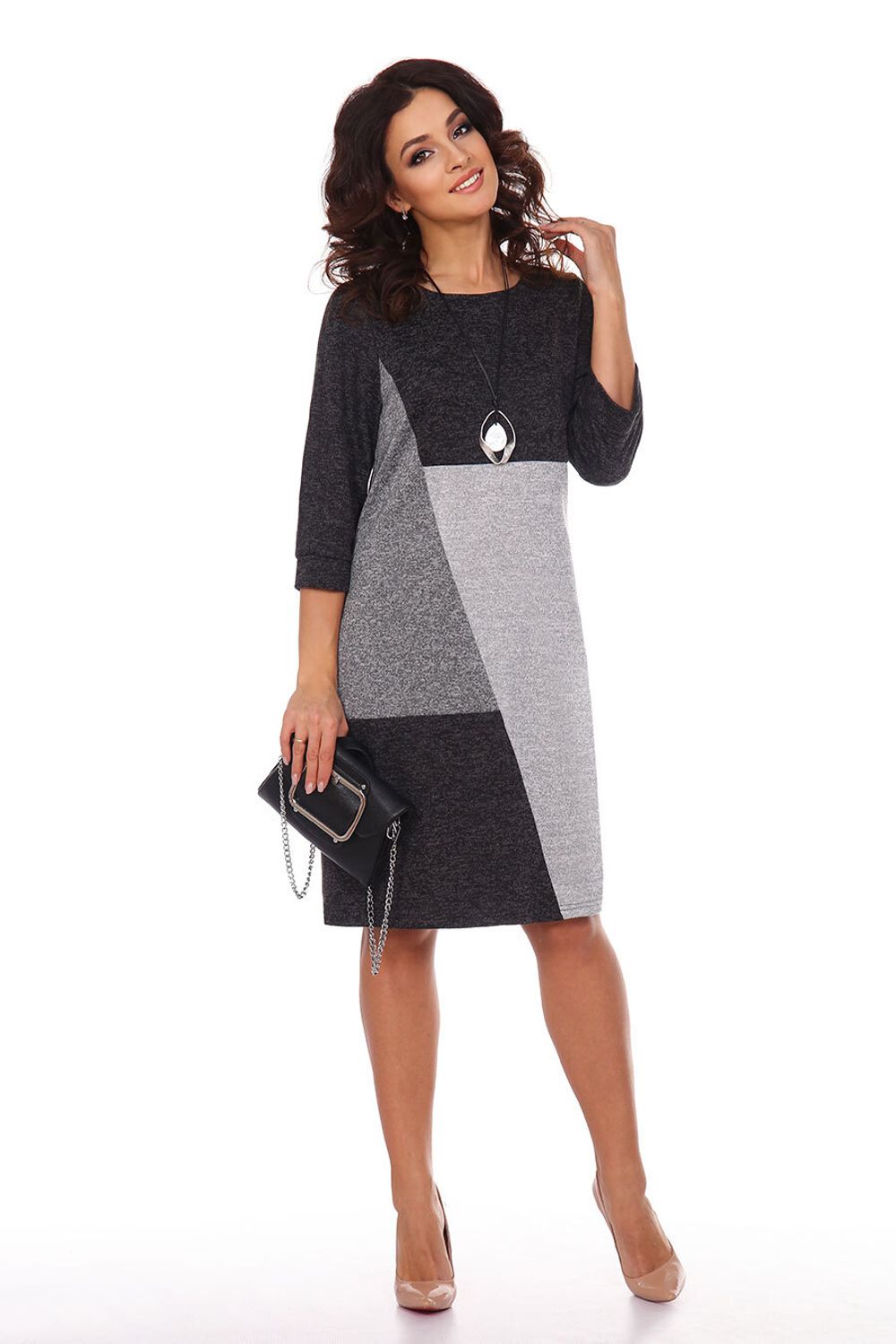 Платье Элоиза (46-56) Serenada серый (Акция)