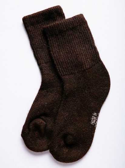 Носки из  монгольской шерсти