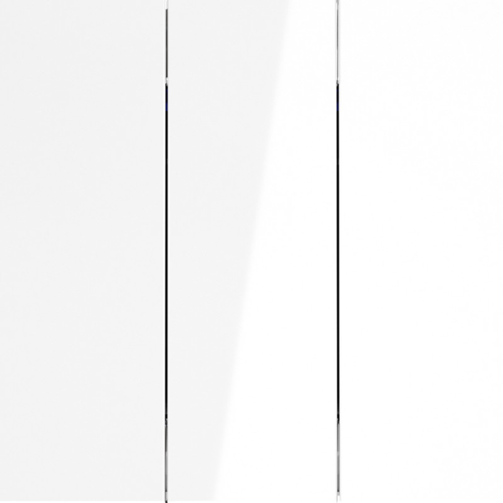 Выключатель встраиваемый VOLTUM S70 трехклавишный 10А, (белый глянцевый)