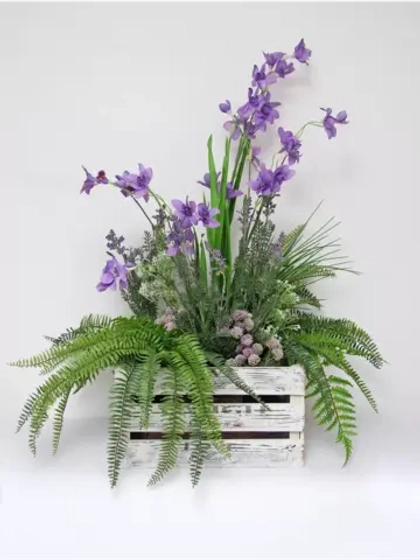 Искусственные цветы для декора в кашпо