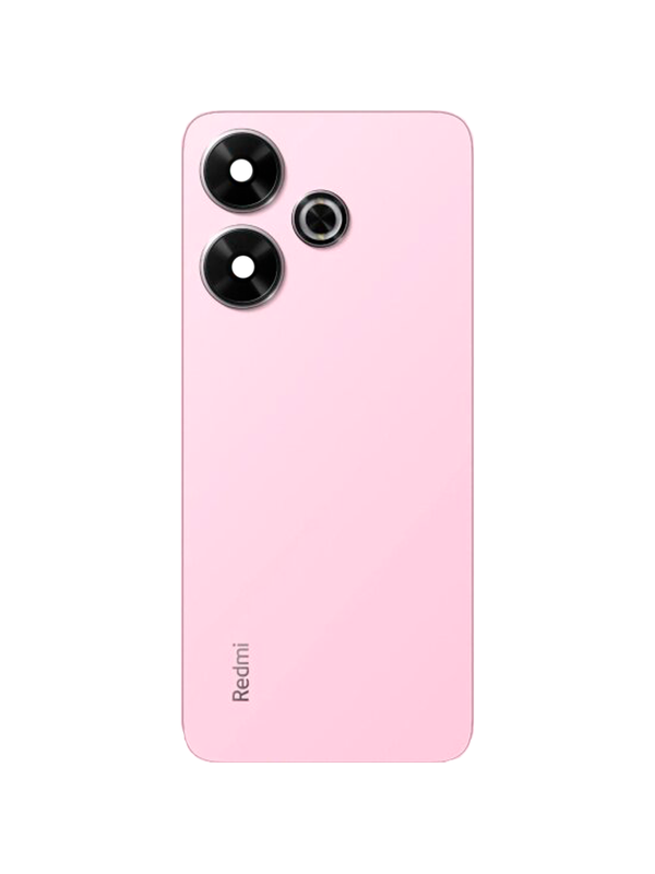 Задняя крышка для Xiaomi Redmi 13 розовая (Pearl pink) со стеклом камеры