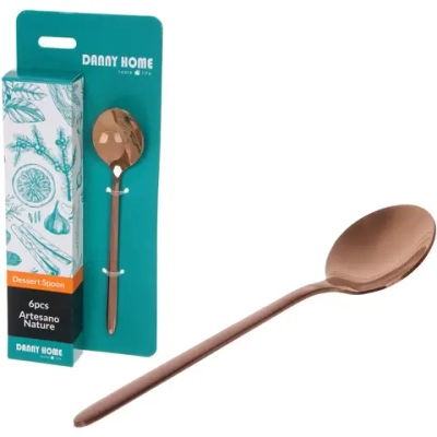 Набор чайных ложек 6шт «BISTRO» в подарочной коробке, розовое золото