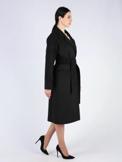 Пальто демисезонное длинное с поясом