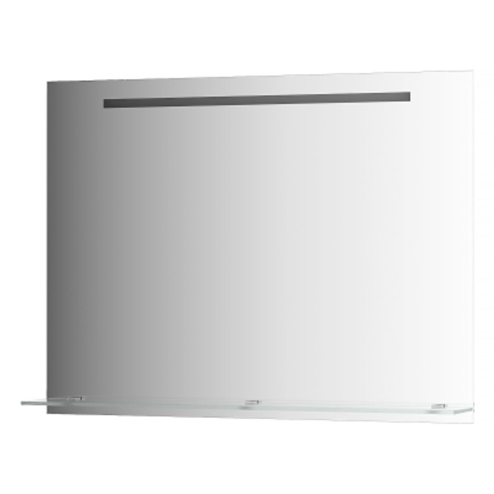 Зеркало Evoform с полочкой 100 см со встроенным LED-светильником 7 W 100x75 см