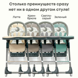 Стульчик-шезлонг для кормления Amelia
