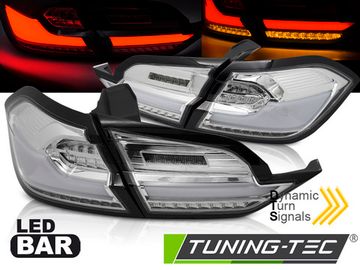 LED TAIL LIGHTS CHROME fits FORD FIESTA MK8 17-21 HATCHBACK