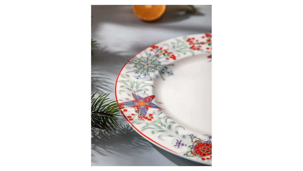 Набор тарелок обеденных 4шт 27см Mix&Match Home Счастливая Звезда