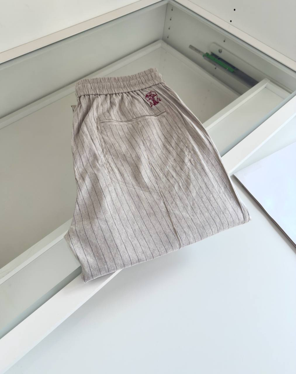 Льняные брюки Brunello Cucinelli