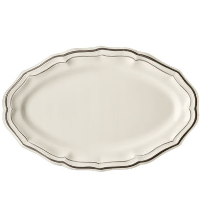 Блюдо овальное Gien Filet Taupe (41 см)