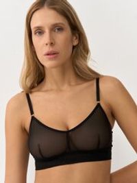 Бралетт "Черная сетка" женский