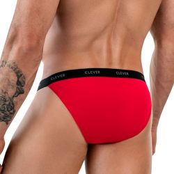 Мужские трусы брифы красные Clever Moda TOKIO BRIEF 186705