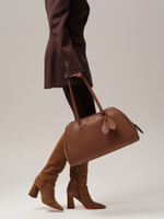 Кожаная сумка DBR 31338 темный орех