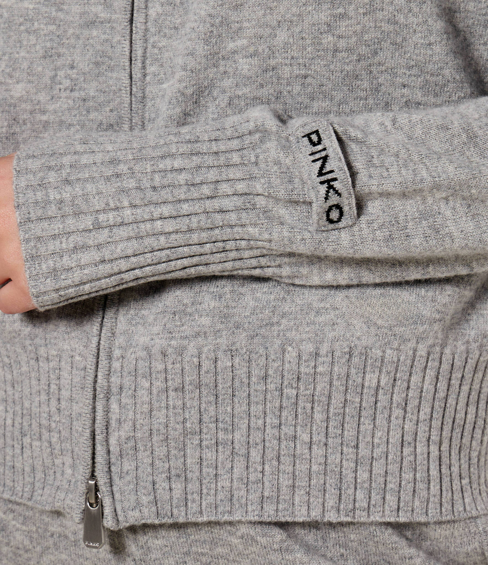 Шерстяной кардиган AEGEAN Pinko - серый(104317 A271)