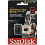 Флеш карта SanDisk Extreme PRO microSDXC™ UHS-I - 32 ГБ 100/90MB/s