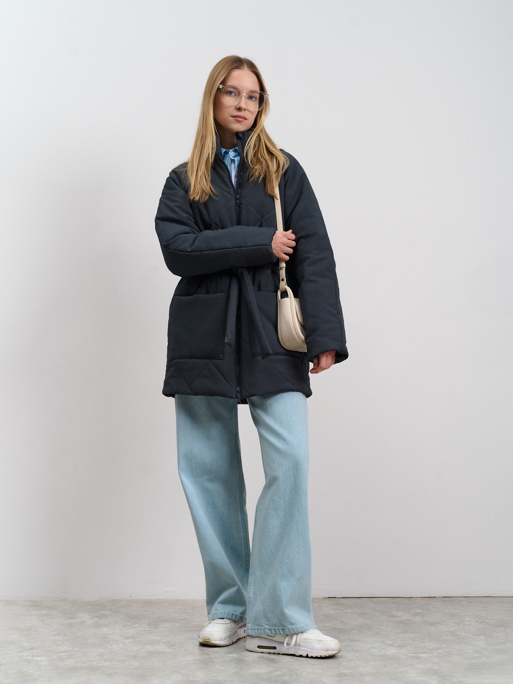 Куртка женская демисезонная "Баланс" серый