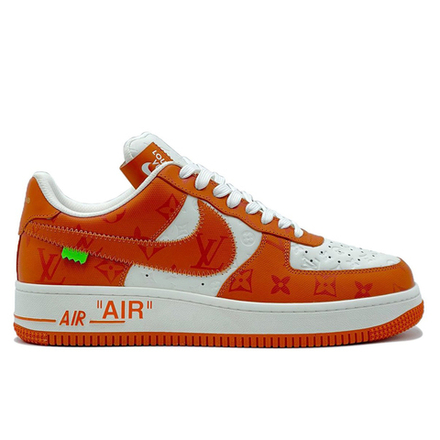 LOUIS VUITTON X AIR FORCE 1 LOW White Orange