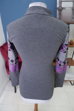 Джемпер I love mum комбинированный 44 размер