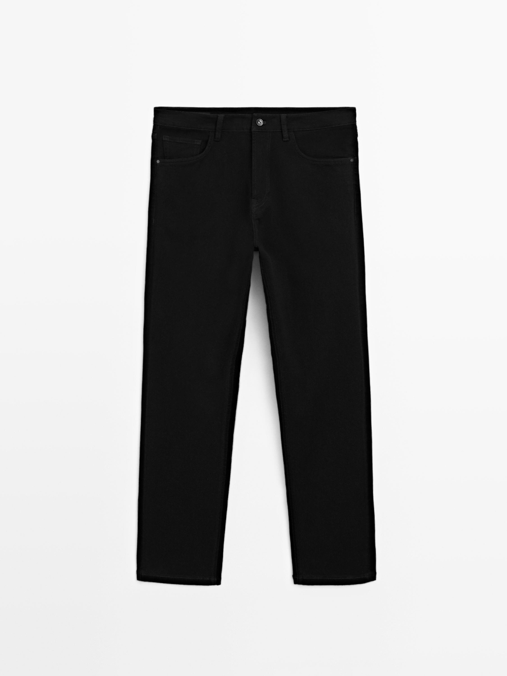 Massimo Dutti Зауженные джинсы, черный