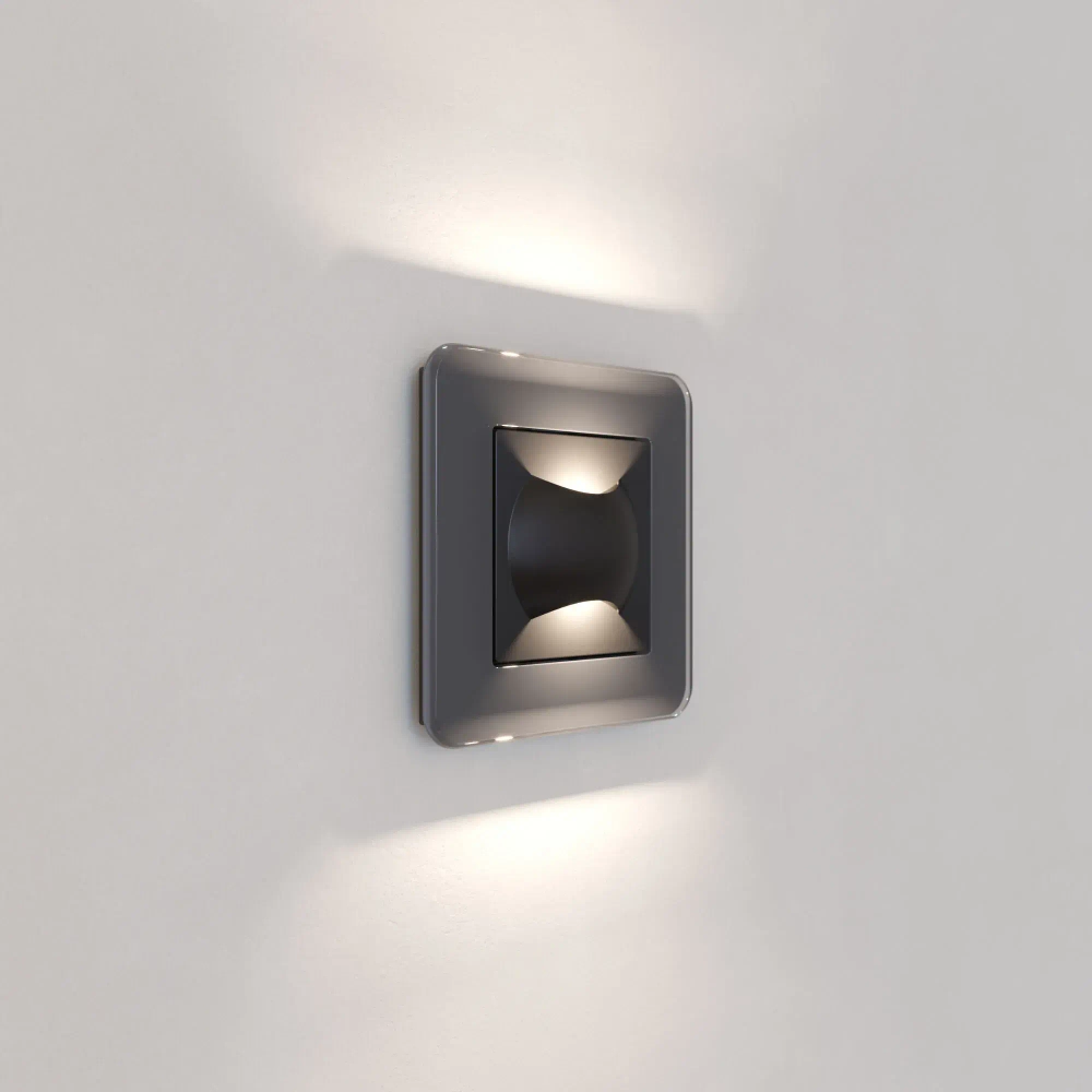 Встраиваемая LED подсветка МУН (черный матовый) W1154508