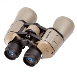 Бинокль Praktica Falcon 7x50 Sand диагональный вид со светлыми объективами