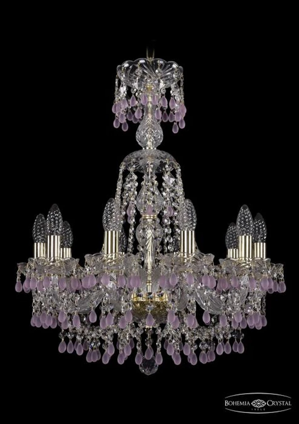 Подвесная люстра Bohemia Ivele 1410/10/195/XL-66/G/V7010