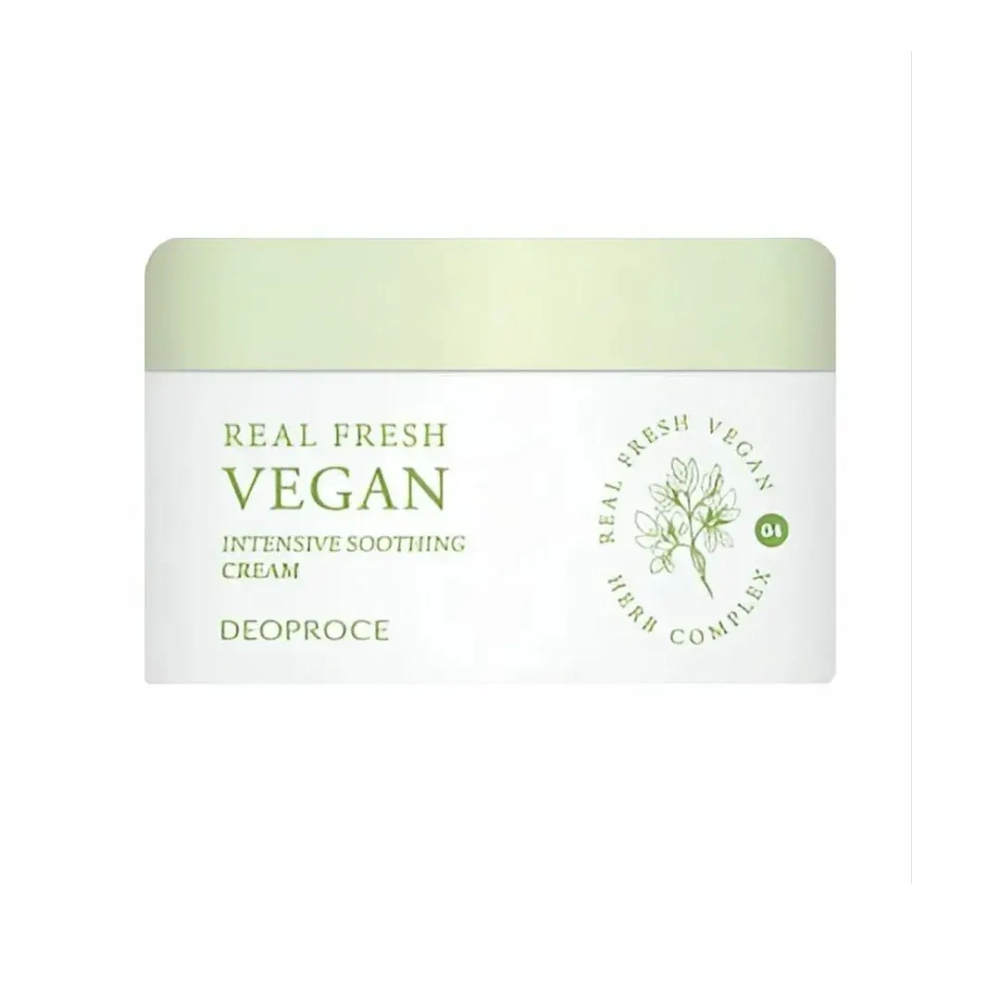 Легкий увлажняющий крем real fresh vegan DEOPROCE 100мл