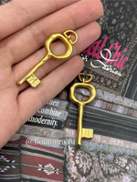 Подвеска "Ключ" Скиапар. золотистая матовая