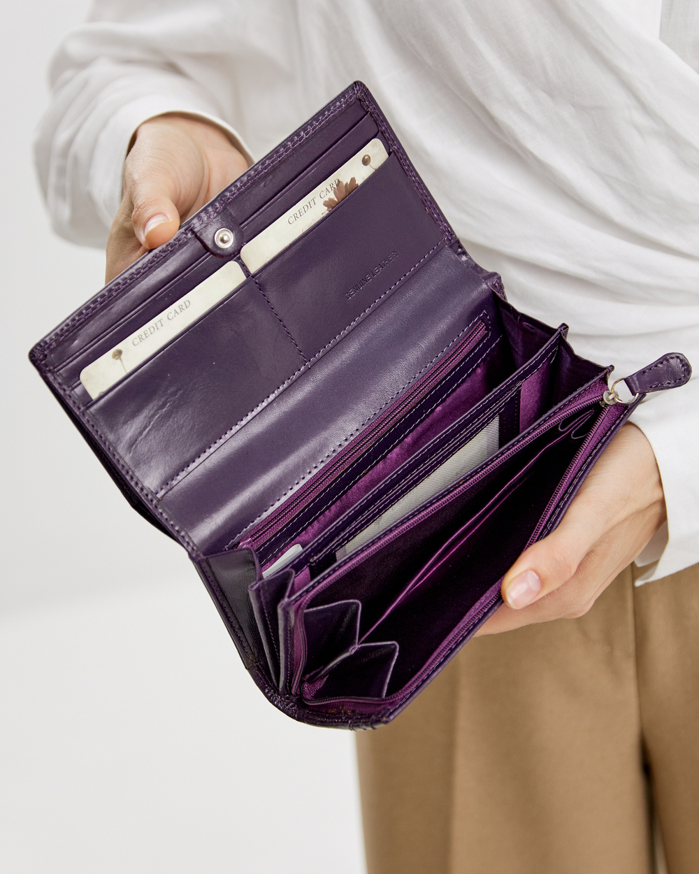 Кошелек 019 12 фиолетовый