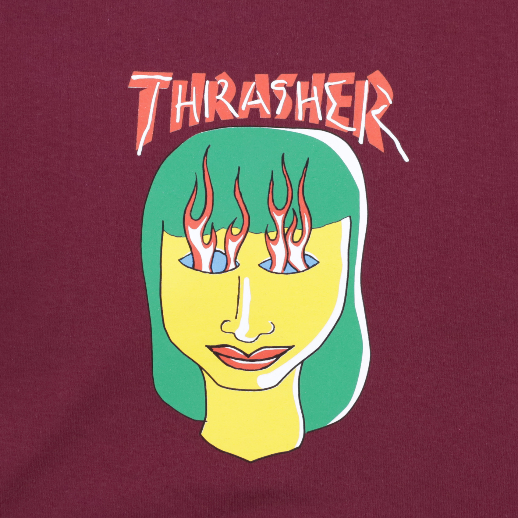 Футболка Thrasher Talk Shit By Gonz (maroon) артикул: - купить в магазине Дайс