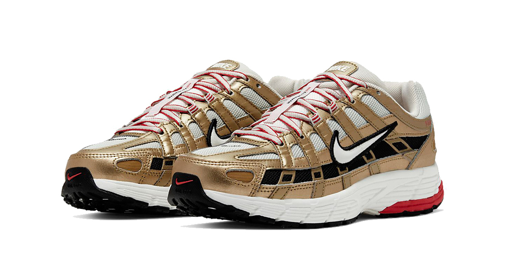 Кроссовки Nike P-6000 Light Bone (Женская размерная сетка)