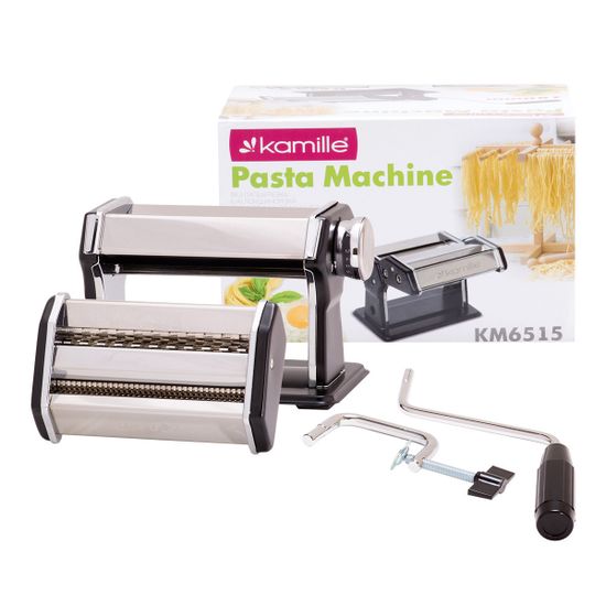 Лапшерезка 180 мм. настольная механическая из нержавеющей стали Kamille KM-6515