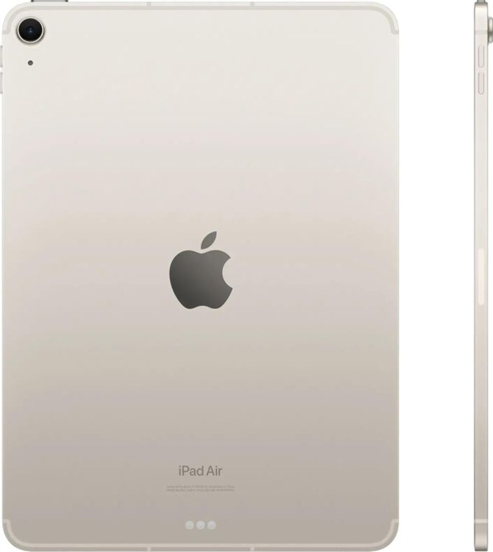 11" Планшет Apple iPad Air 2024 11" Wi-Fi + Cellular A2903 8/512 GB M2 5G, 2360 x 1640, iOS, сияющая звезда [muxp3ll/a]