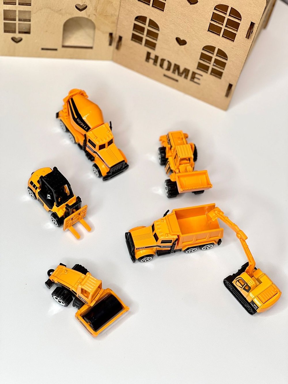 Набор машинок Спецтехника 6шт. в коробке (200648143)