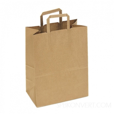 Пакет бумажный с плоскими ручками ECO CarrBag tw 280*150*320 мм