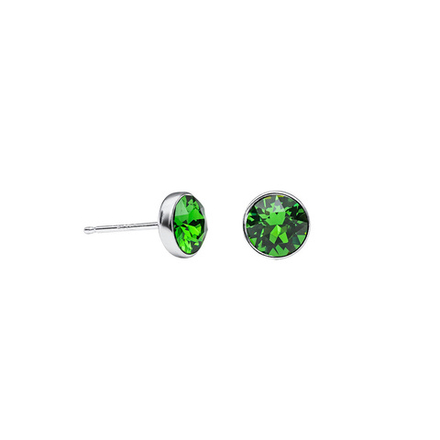 Серьги-пусеты Fiore Luna Fern Green SWE297 FG S