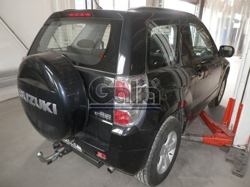 Фаркоп оцинкованный Galia S114A для Suzuki Grand Vitara 3 дверная 2005-2016(паспорт и сертификат в комплекте)(без электрики)