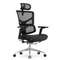 Кресло EXPERT 2 SAIL HSAM 01 (подлокотник 6D(360), подголовник 5D, сетка черная / каркас черный)