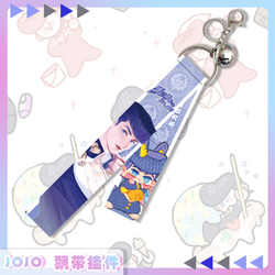 Тканевый брелок с бубенцом  "ДжоДжо / JoJo"