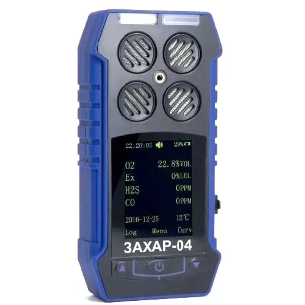 Захар-04 газоанализатор четырёхкомпонентный взрывозащищённый переносной