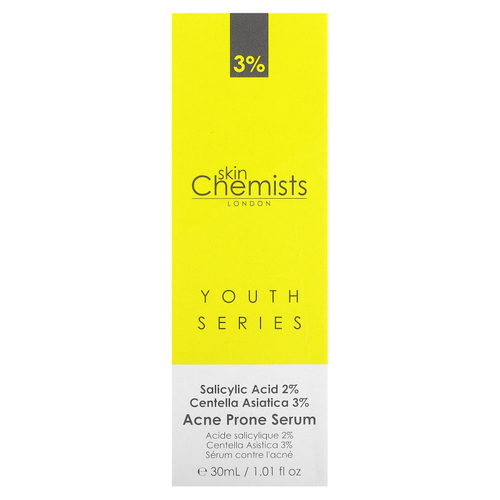 skinChemists, Youth Series, сыворотка против акне, 30 мл (1,01 жидк. унц.)