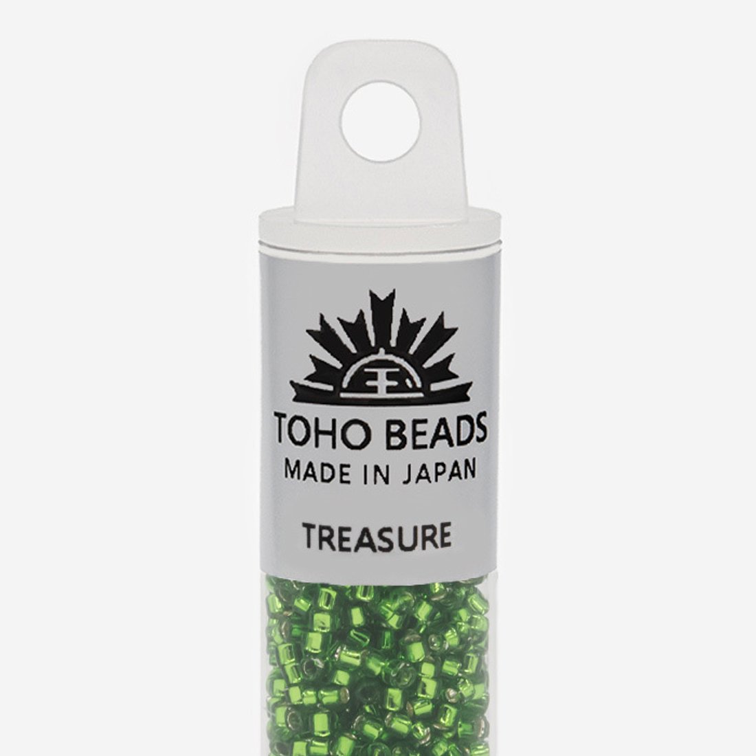 Японский бисер TOHO Treasure (№27), с внутренним серебрением, прозрачный
