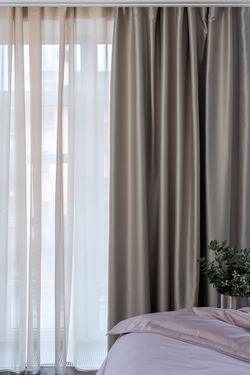 Портьера широкая без подклада 260x275 Garda Decor блэкаут 283107